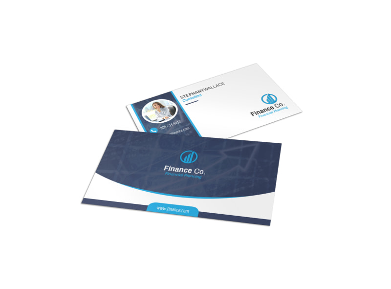 Financial Services Business Card Template